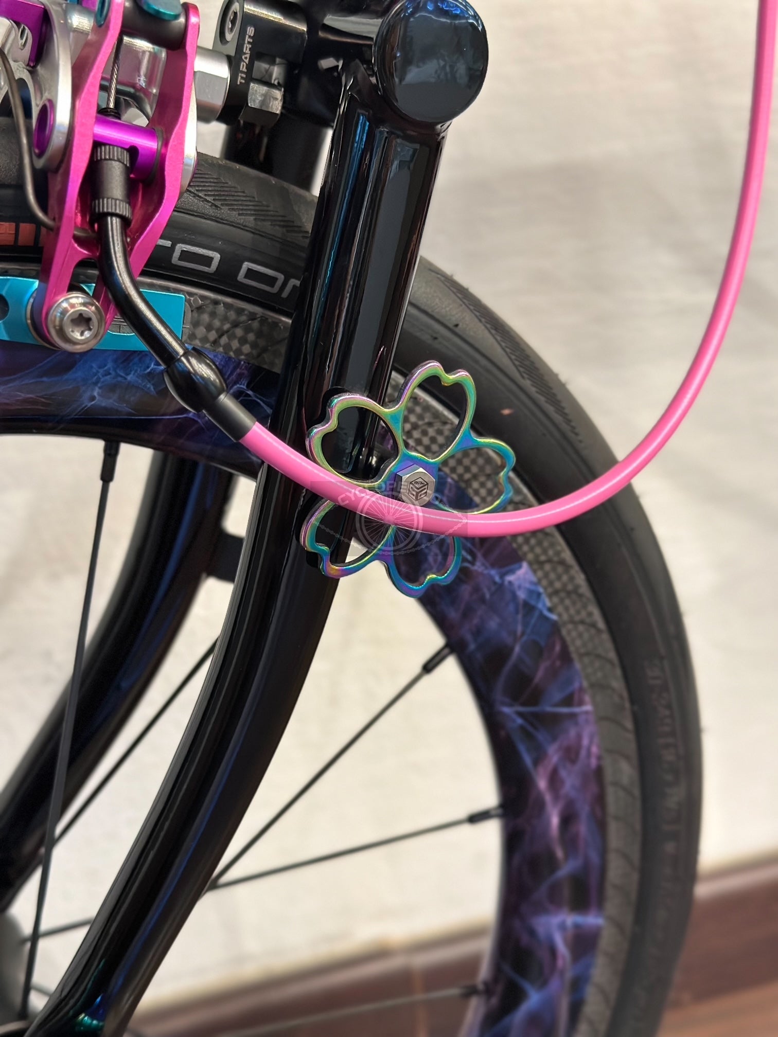 Brompton fashion cable fender disc