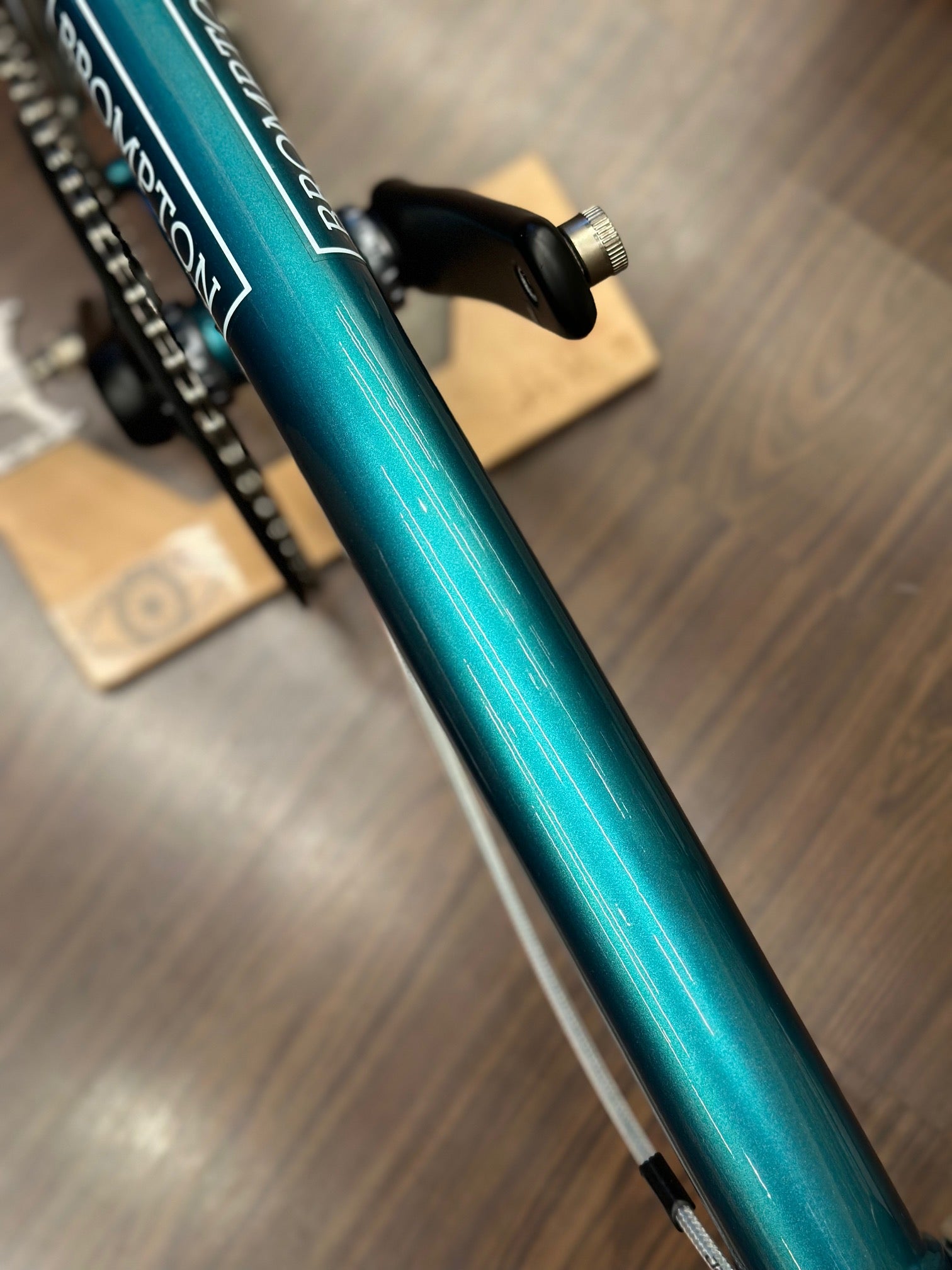 Repaint brompton frame sale