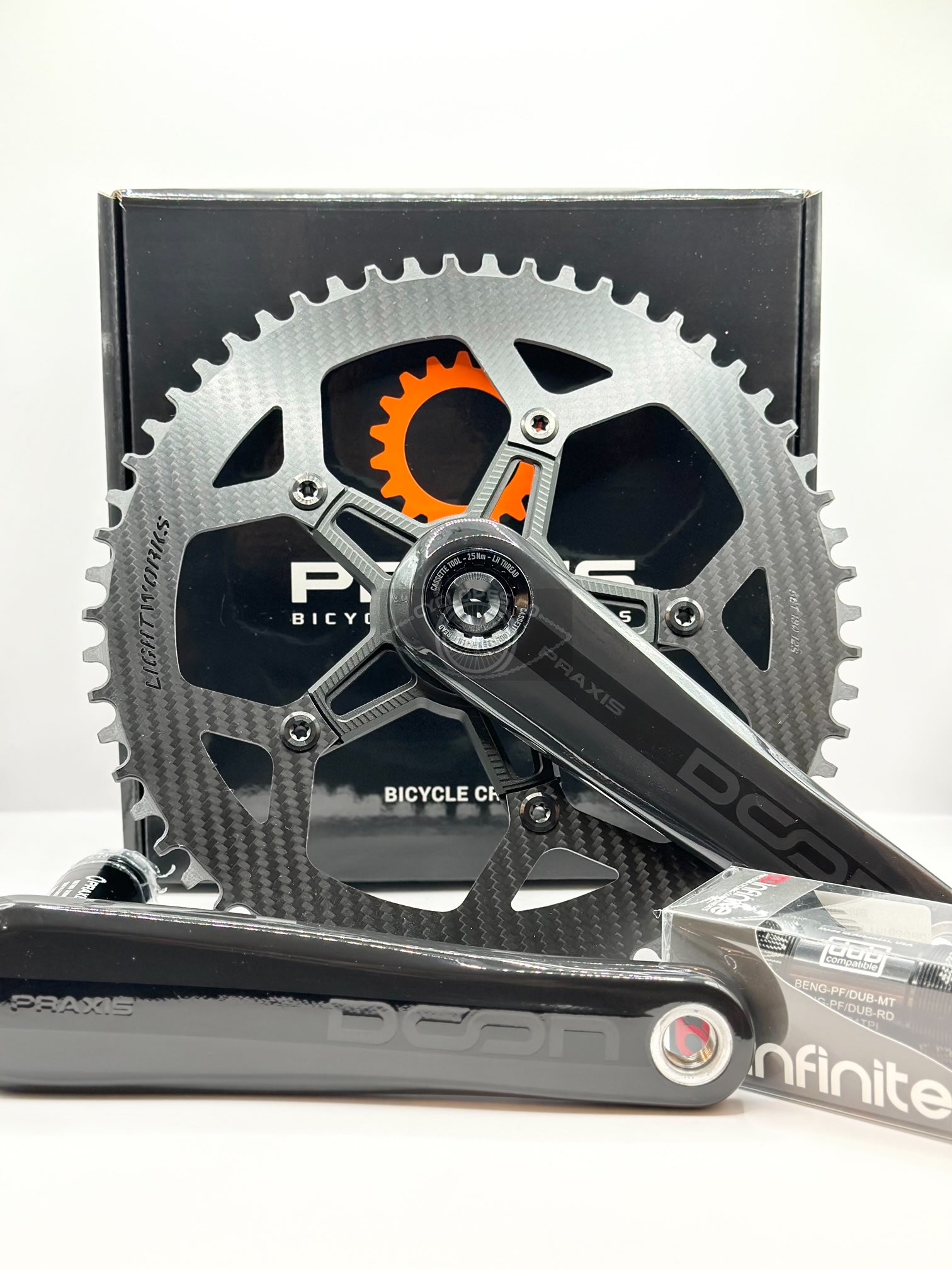 Carbon crankset on sale