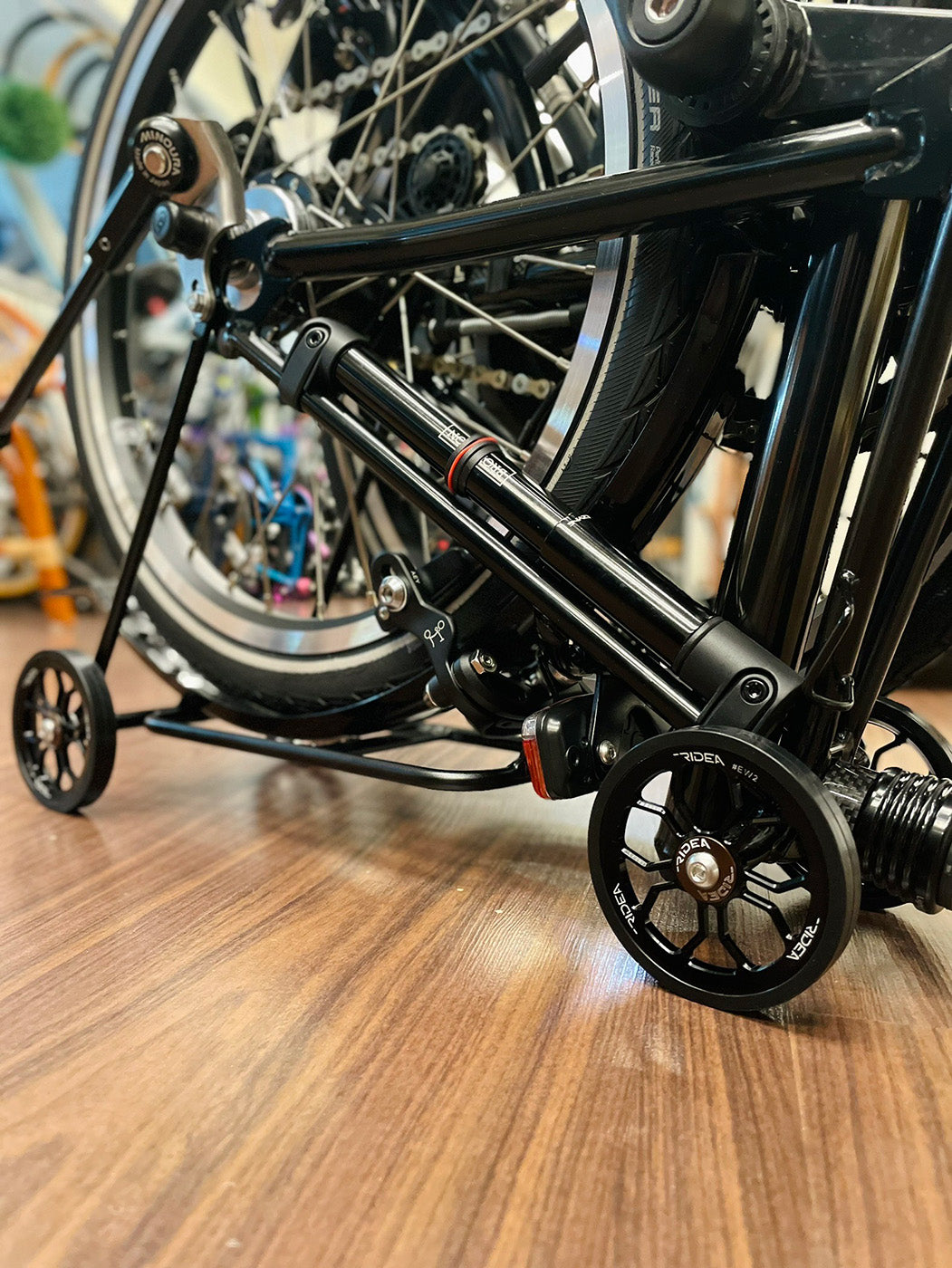 Brompton eazy wheels online upgrade